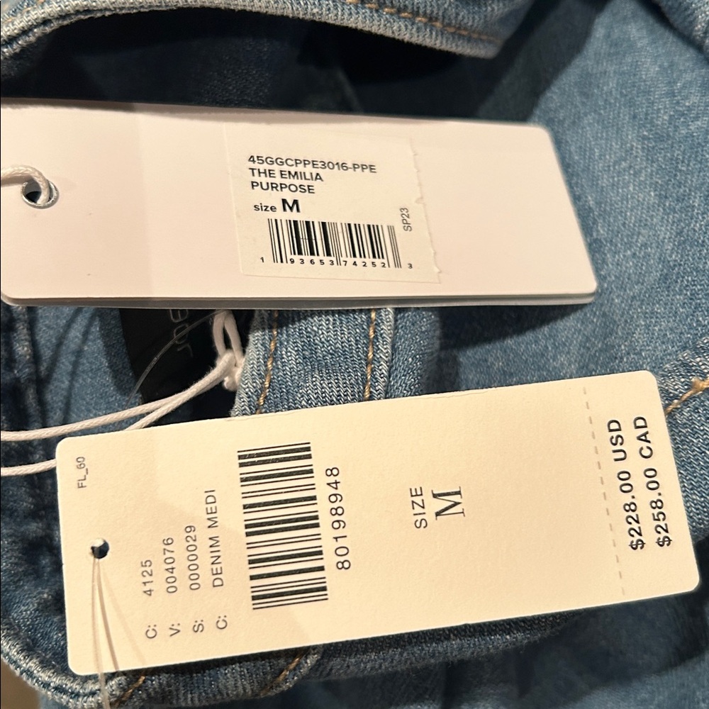 NWT Joe’s Anthropologie The Emilia Purpose Denim Romper Size Medium - Picture 13 of 16